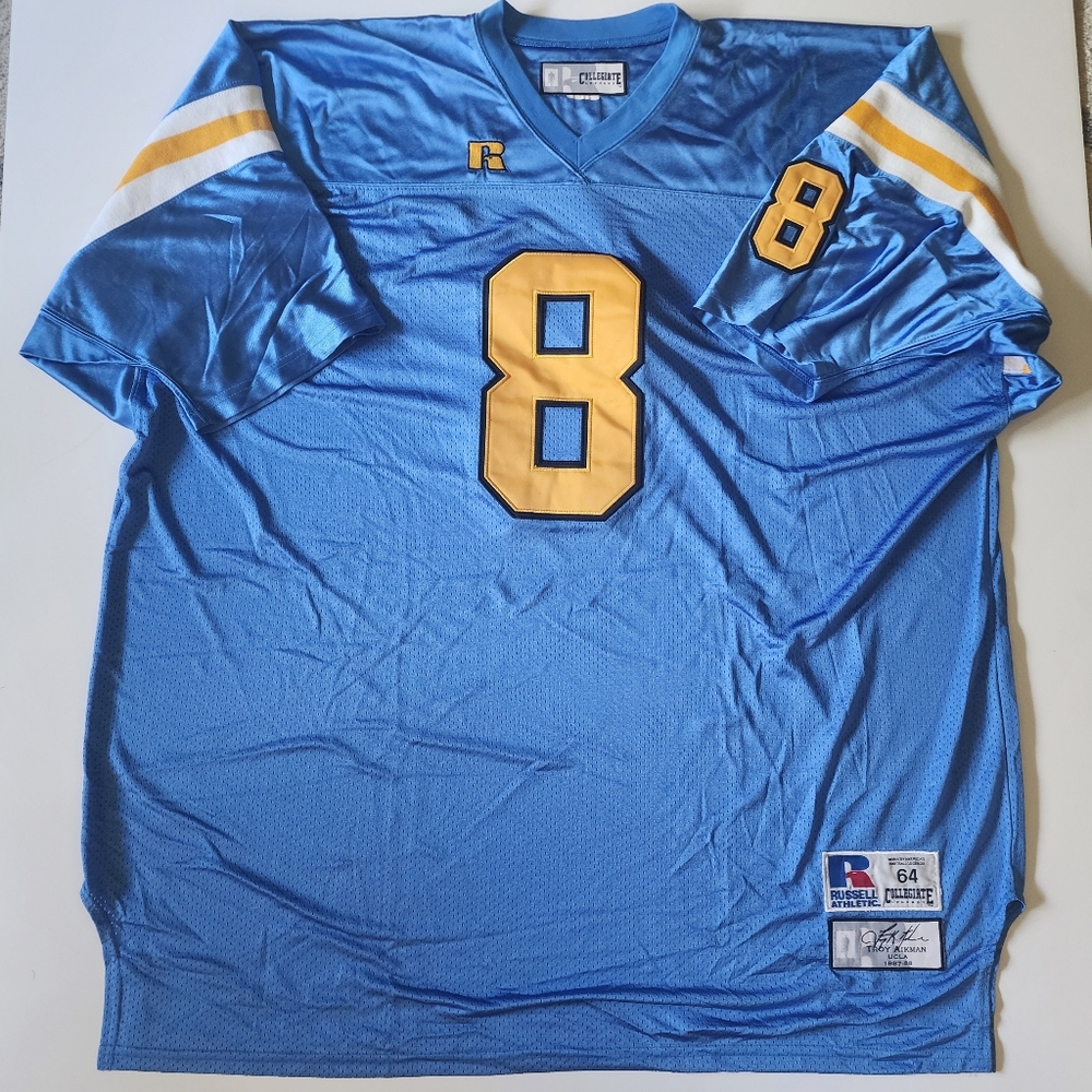 Vintage Russell Troy Aikman UCLA collegiate jersey size 64